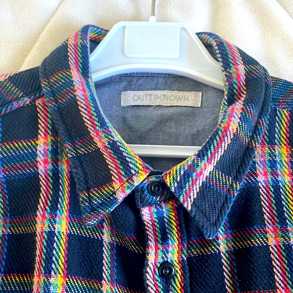 Men’s outer known flannel heavyweight, barely worn